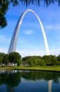 St. Louis arch and reflection