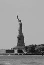 Statue of Liberty black and white