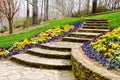 Steps Leading To Garden
