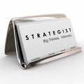 Strategist Big Thinker Visionary Business Cards Holder