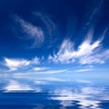 Summer Background With Blue Wa...