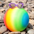 Summer Holidays Concept. Rainb...