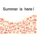 Summer Text Frame With Object ...