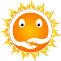 Sun With Hands