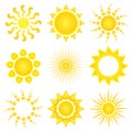 Sun Vector Icons