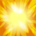 Sunny abstract background warm yellow Stock Photography