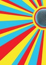 Sunny Mic Disco Background