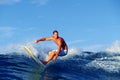 Surfer Chris Gagnon Surfing in Waikiki Hawaii