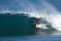 Surfer Ian Walsh Surfing in the Pipeline Masters