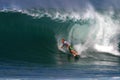 Surfer Pat O'connell Surfing at Backdoor