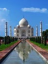 Taj Mahal, the amazing mausoleum in Agra (India)