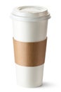 Take-out coffee with cup holder