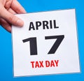 Tax day