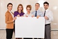 Team Of Business People Holdin...
