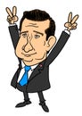 Ted Cruz caricature