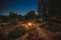 Tent At Night