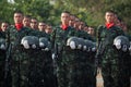 Thai Soldier in Royal Thai Armed Force Day 2014