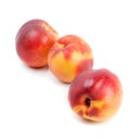 Three Ripe Nectarines