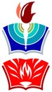 Torch And Book Logo