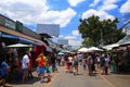 Tourists visit chatuchak weekend shopping market in bangkok jun unidentified open from am pm on june thailand here is the Royalty Free Stock Photography