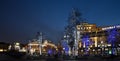 Trees Illuminated To Christmas...