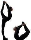 Two Women Contorsionist Exerc...