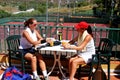 Two Women Enjoying A Cold Drin...