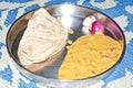 Typical Indian dinner Stock Image