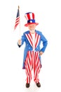 Uncle Sam with American Flag