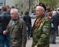 Unidentified veterans during festivities devoted to Victory Day.