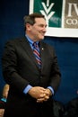 United states senator joe donnelly joseph simon sr at ivy tech community college graduation on may where he received an honorary Royalty Free Stock Photo