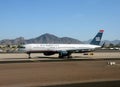 US Airways passenger jet in Phoenix, AZ