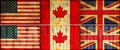USA, Canada & Britain Grunge F...