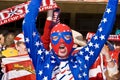 USA Soccer Fan in Luchador Mask - FIFA WC 2010