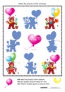 Valentine Bears Shadow Game