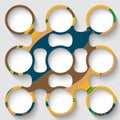 Vector Abstract Circular Object