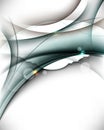 Vector Frame And Fractal Backg...