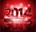 Vector Happy New Year 2014 Col...