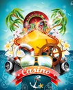 Vector Illustration On A Casin...