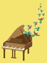 Vector Music Poster In Flat Re...