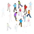 Vector People Walking