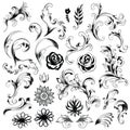 Vector set of design elements this is file eps format Royalty Free Stock Photos
