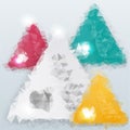 Vector Triangle Background. Co...
