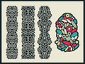 Vertical Seamless Patterns And...