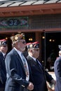 Veterans walking in the Memorial Day Parade in Warrenton, Virginia.