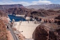 View of Hoover Dam from the Pat Tillman Bridge