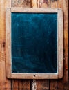 Vintage Chalkboard Over Wood B...