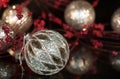 Vintage Mercury Silver Christmas Ornament