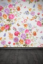 Vintage Room With Floral Color...