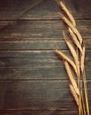 Vintage Wheat Background
